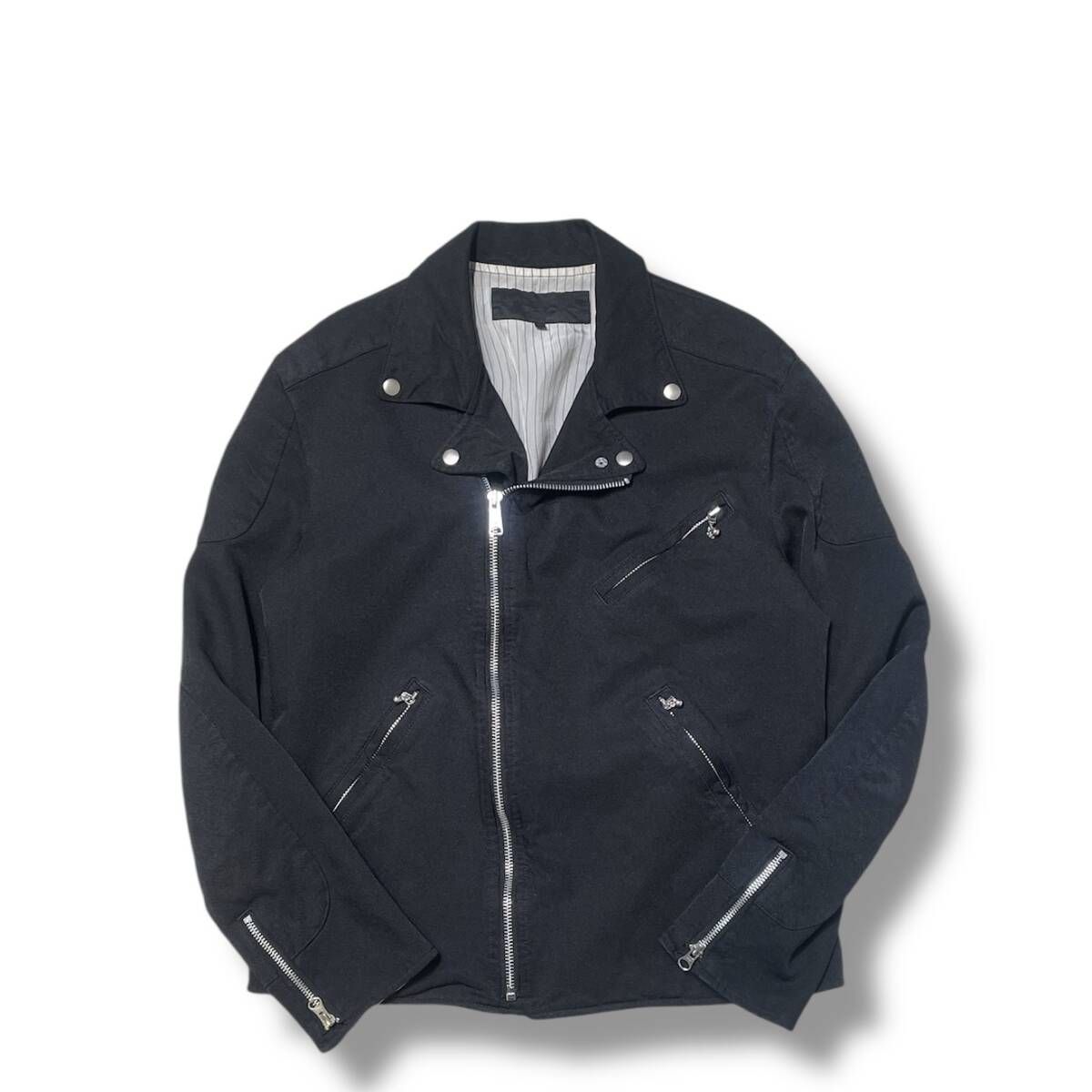 18aw COMME des GARCONS HOMME ポリ縮絨ライダースジャケット HB-J006 サイズS コムデギャルソンオム