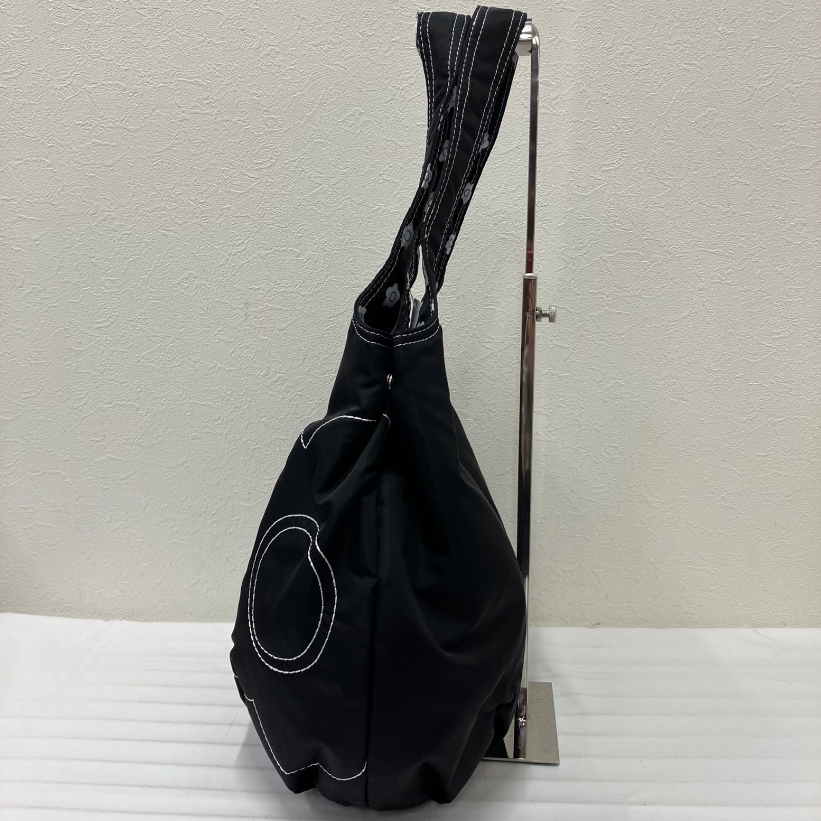 9610 良品 MARY QUANT マリークワント トートバッグ デイジーステッチ 