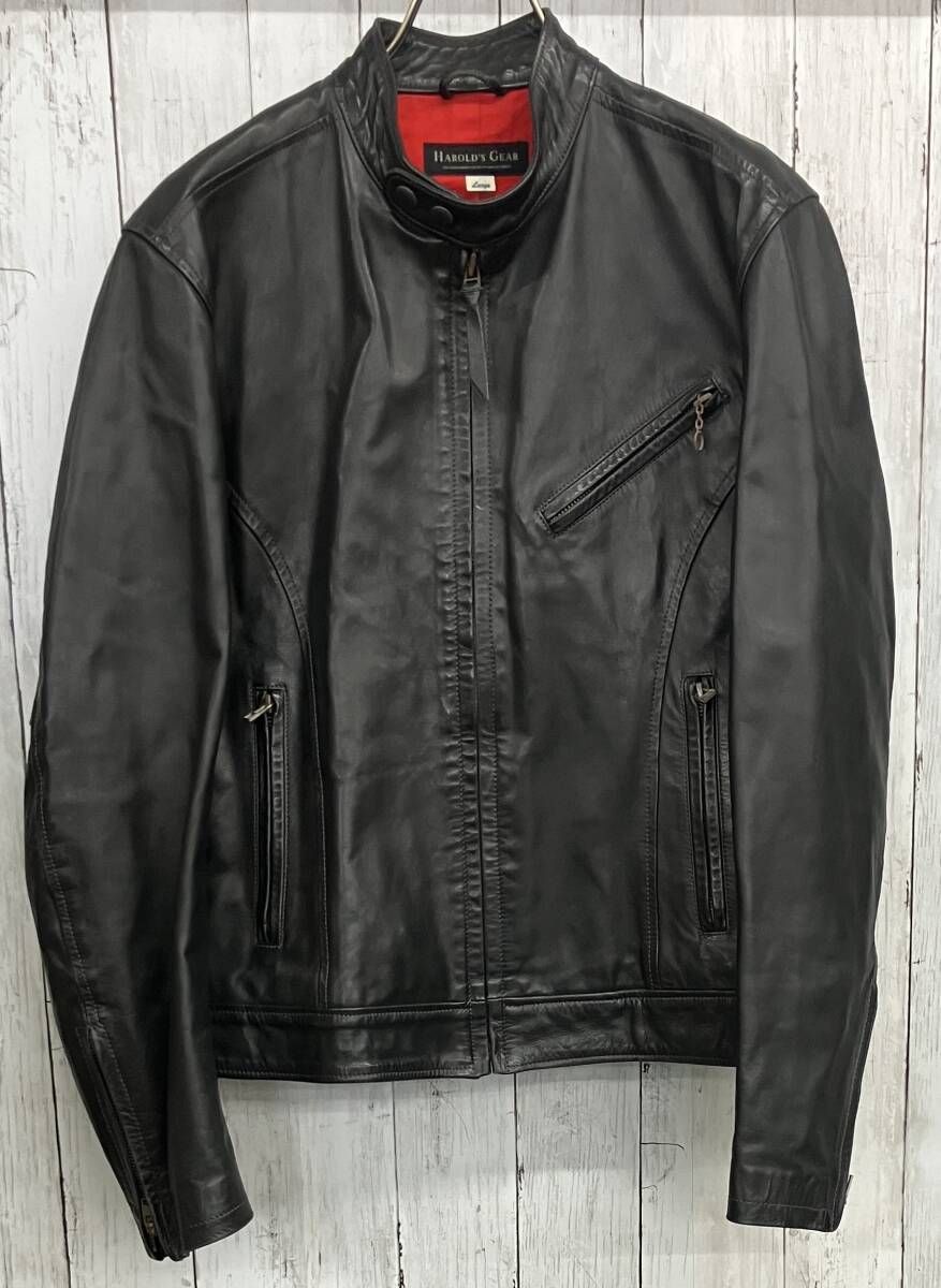 HAROLDS GEAR レザージャケット ハロルズギア シングルライダース 馬革