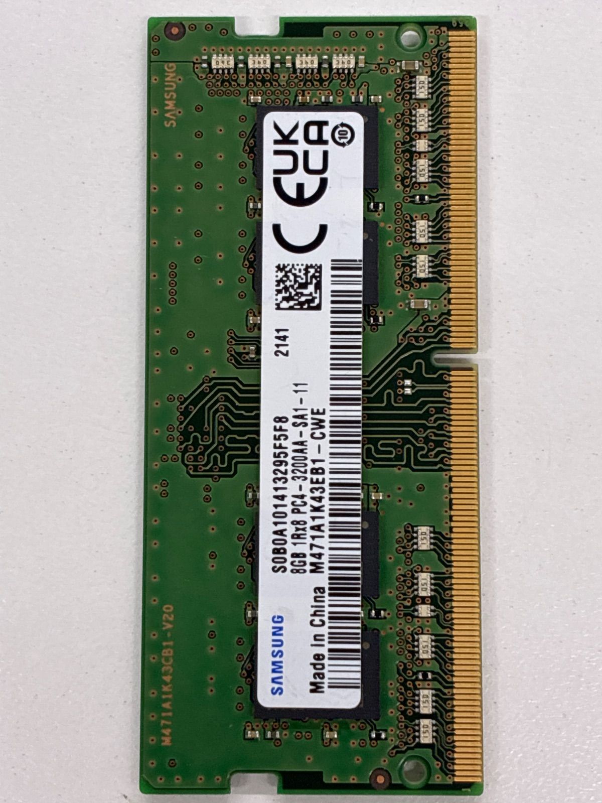 Samsung純正 M471A1K43EB1-CWE 8GB DDR4-3200 新品 同一型番100枚保有