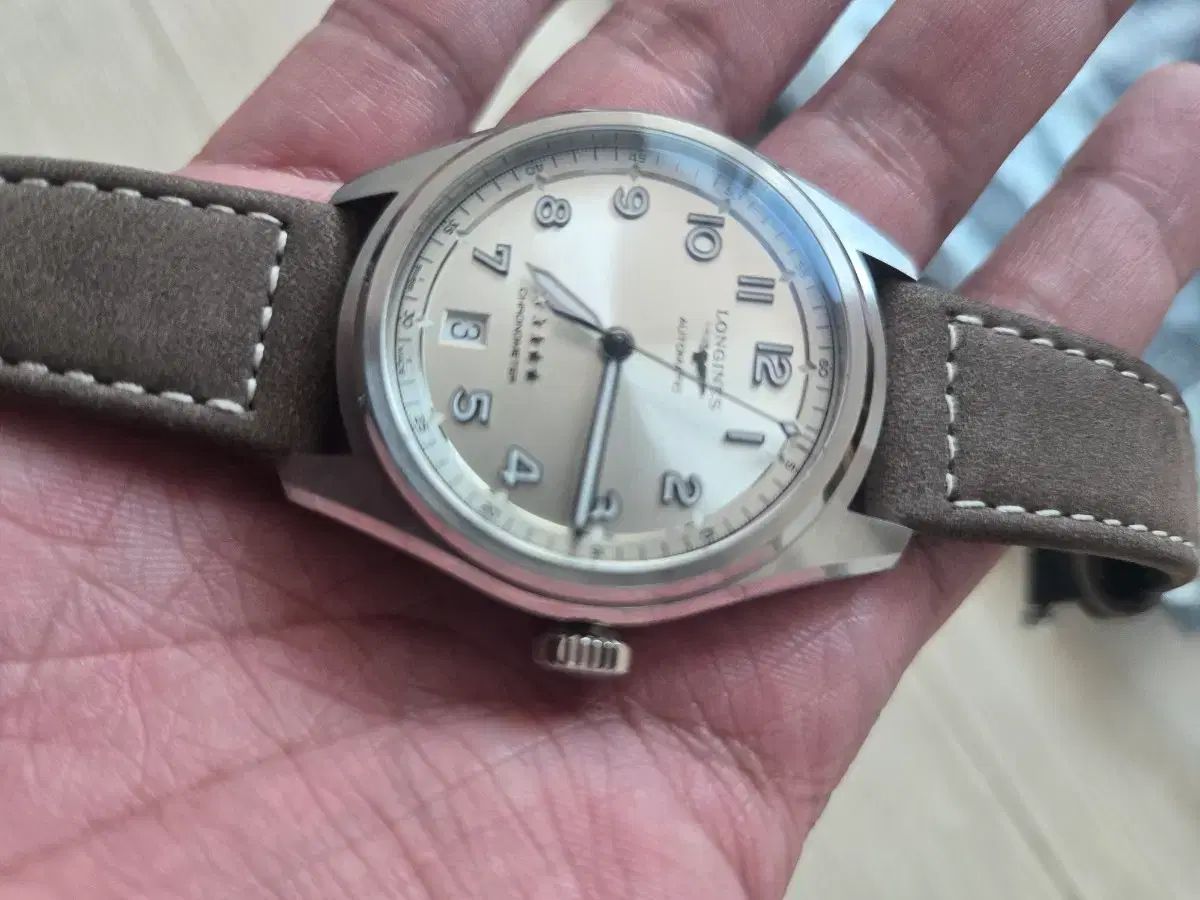  LONGINES ロンジン スピリット シャンパン 37mm ほぼ 吸湿性 自動巻き時計 腕時計(アナログ)