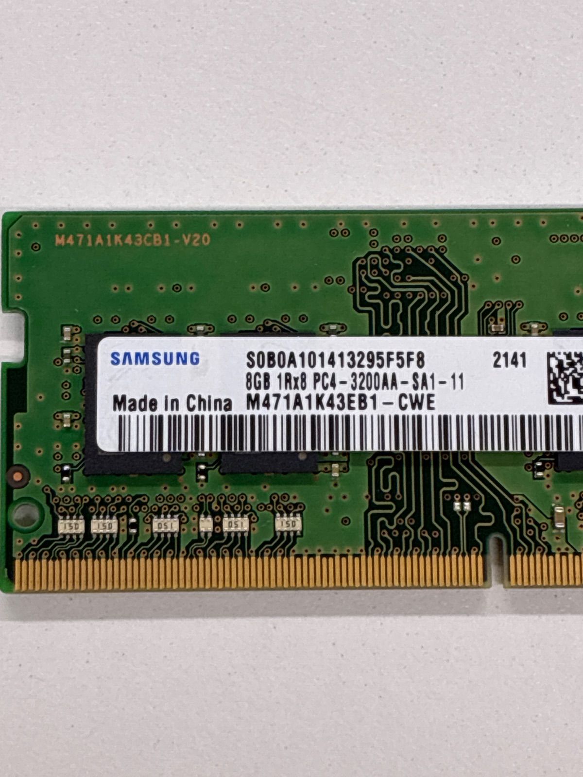 Samsung純正 M471A1K43EB1-CWE 8GB DDR4-3200 新品 同一型番100枚保有