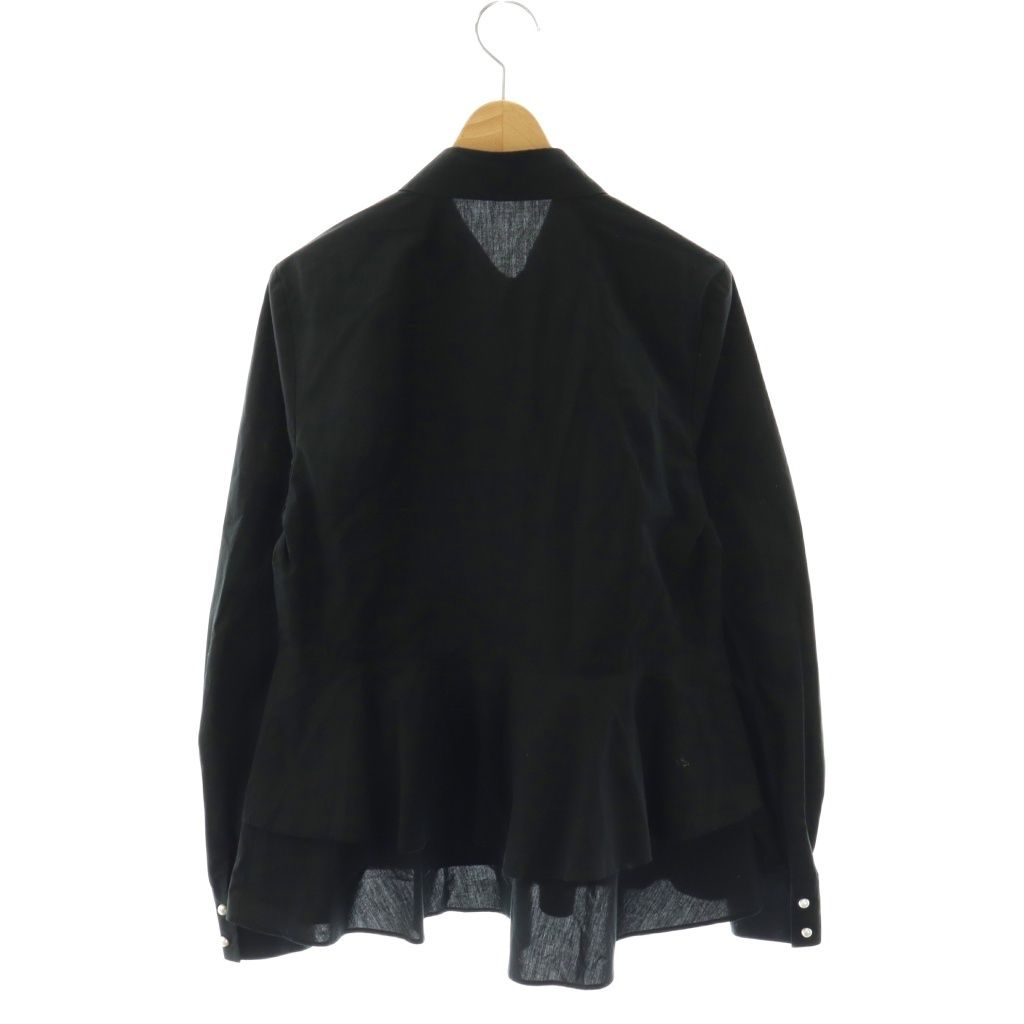 ルルウィルビー Loulou Willoughby フェイクパールボタンコットン長袖