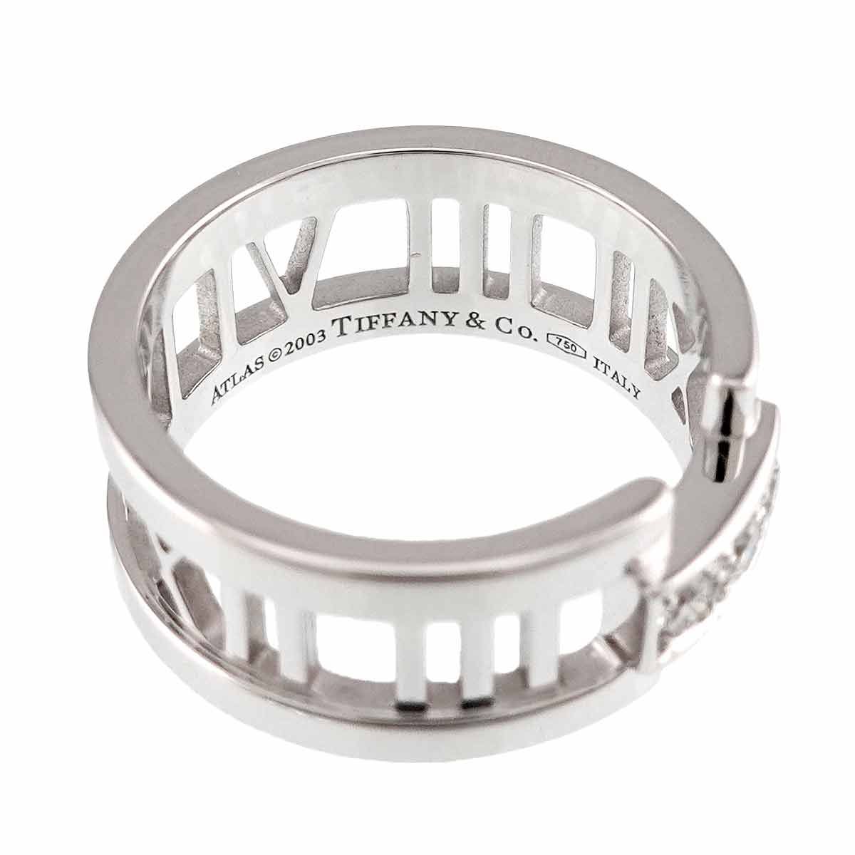 ティファニー TIFFANY&Co. アトラス オープン 13号 リング ダイヤ K18 
