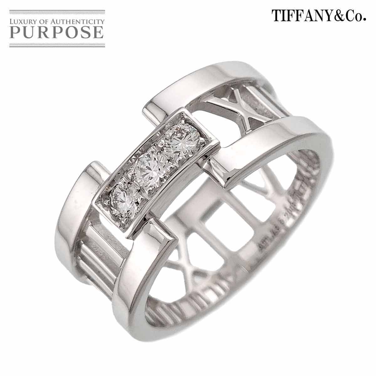 ティファニー TIFFANY&Co. アトラス オープン 13号 リング ダイヤ K18