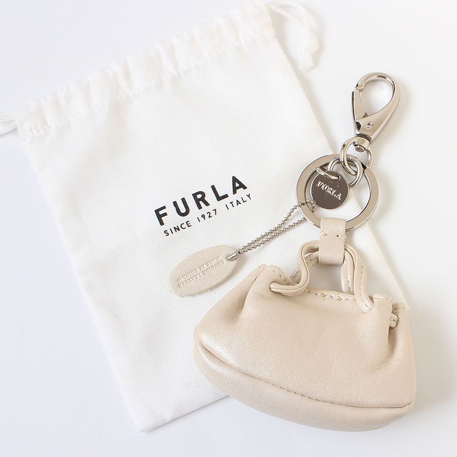 MNL25076 新品同様 FURLA フルラ バッグチャーム キーホルダー