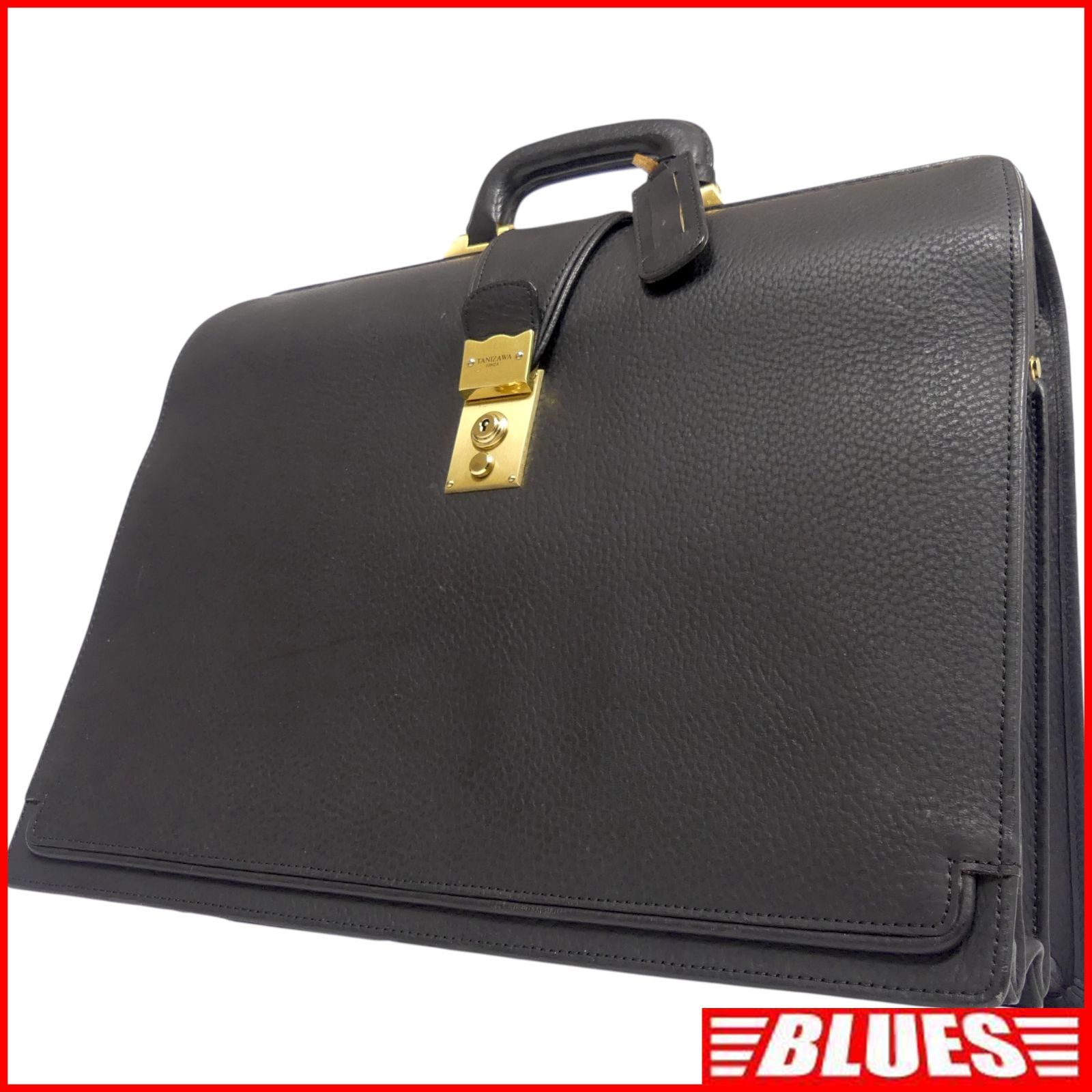GINZA TANIZAWA 銀座タニザワ ダレスバッグ 本革 ビジネスバッグ 