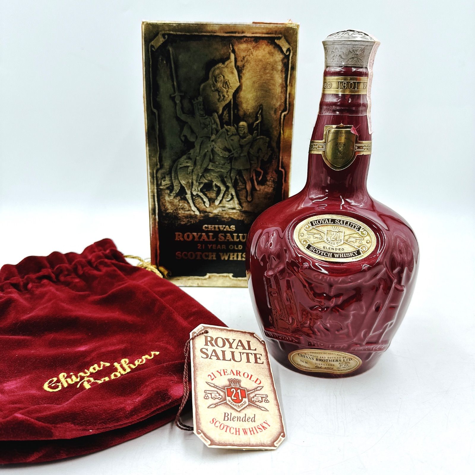 21年 SALUTE ロイヤルサルート 0 古酒必見 未開封 未開栓 ROYAL SALUTE