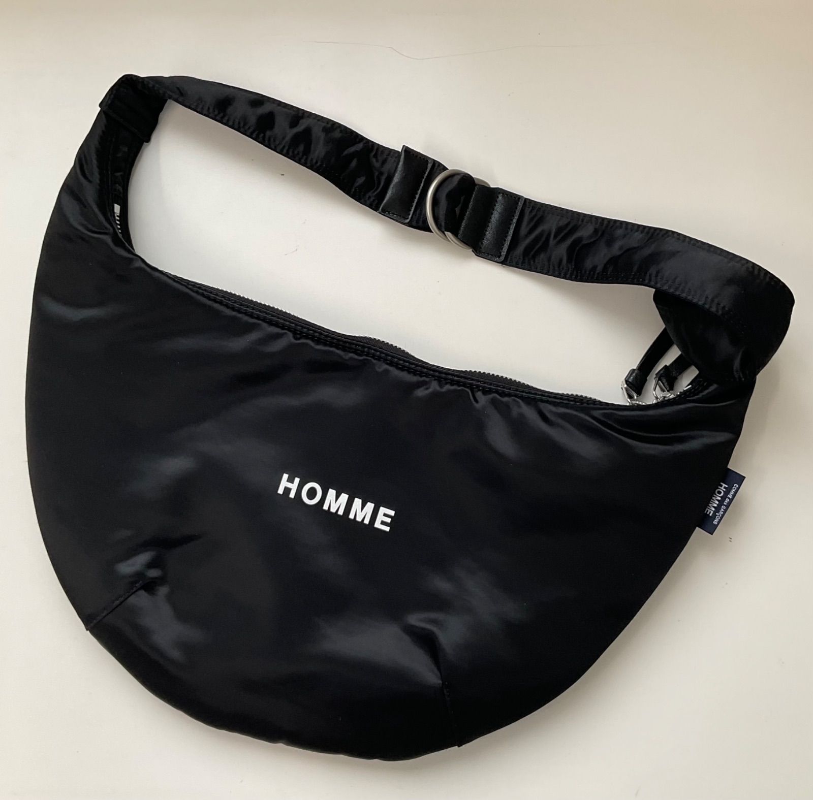COMME des GARÇONS HOMME バナナショルダーバッグ ブラック COMME des GARCONS HOMME コムデギャルソンオム ショルダーバッグ