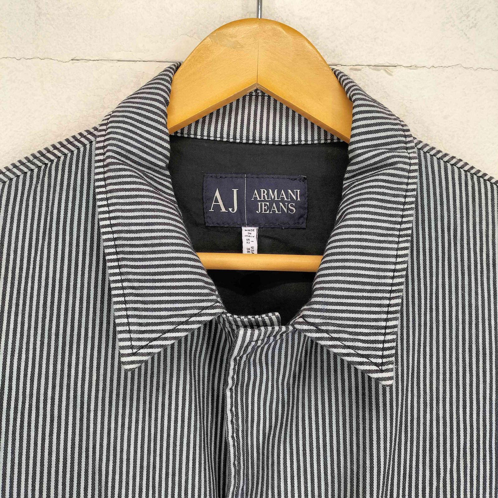 アルマーニジーンズ ARMANI JEANS ヒッコリーストライプジャケット 
