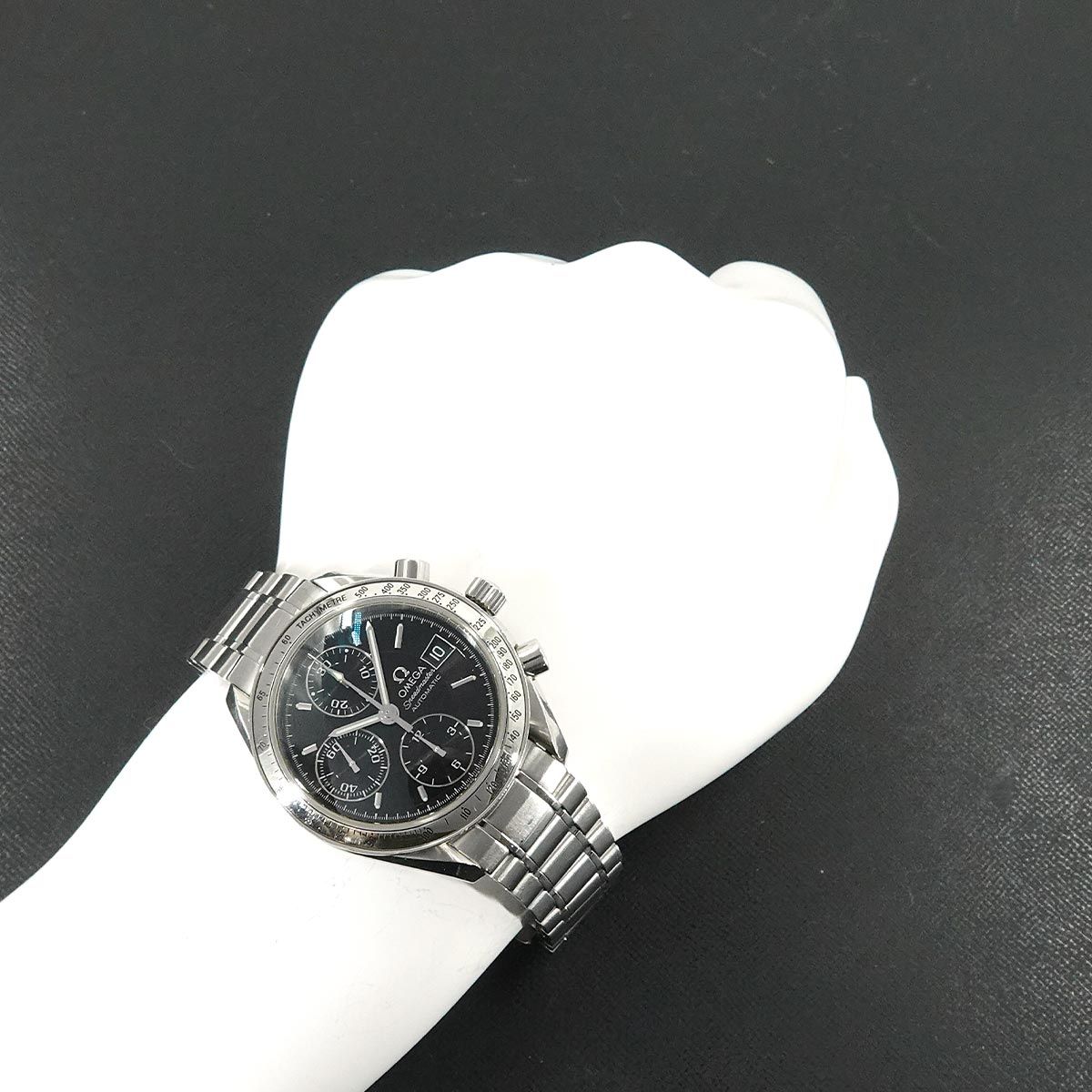 オメガ OMEGA スピードマスター デイト 3513 50 クロノグラフ メンズ 