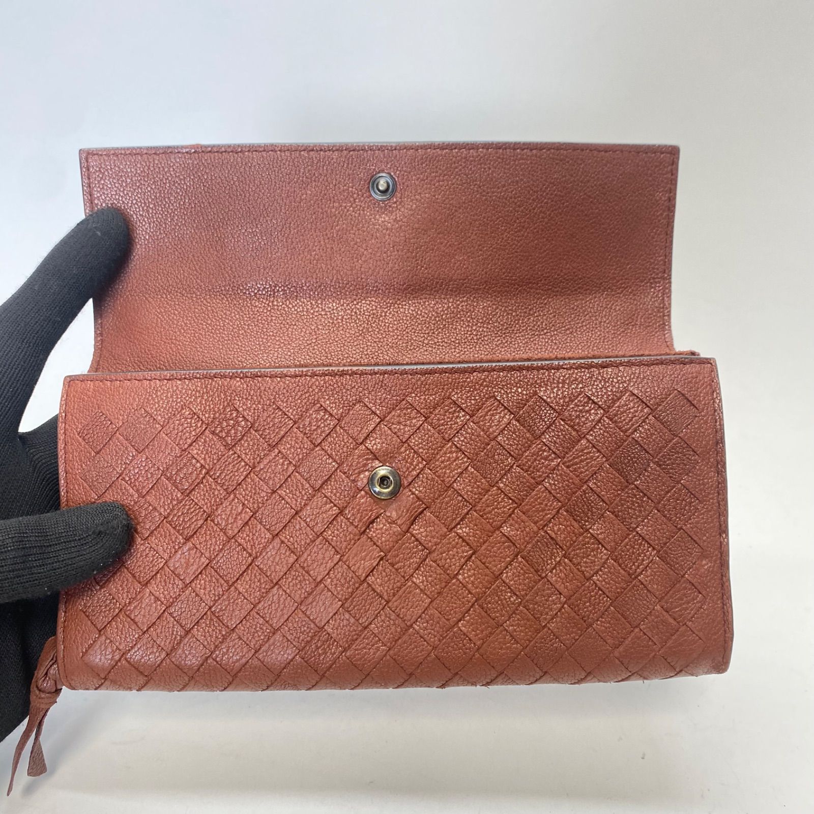 3437 BOTTEGA VENETA ボッテガヴェネタ 長財布 イントレチャート 