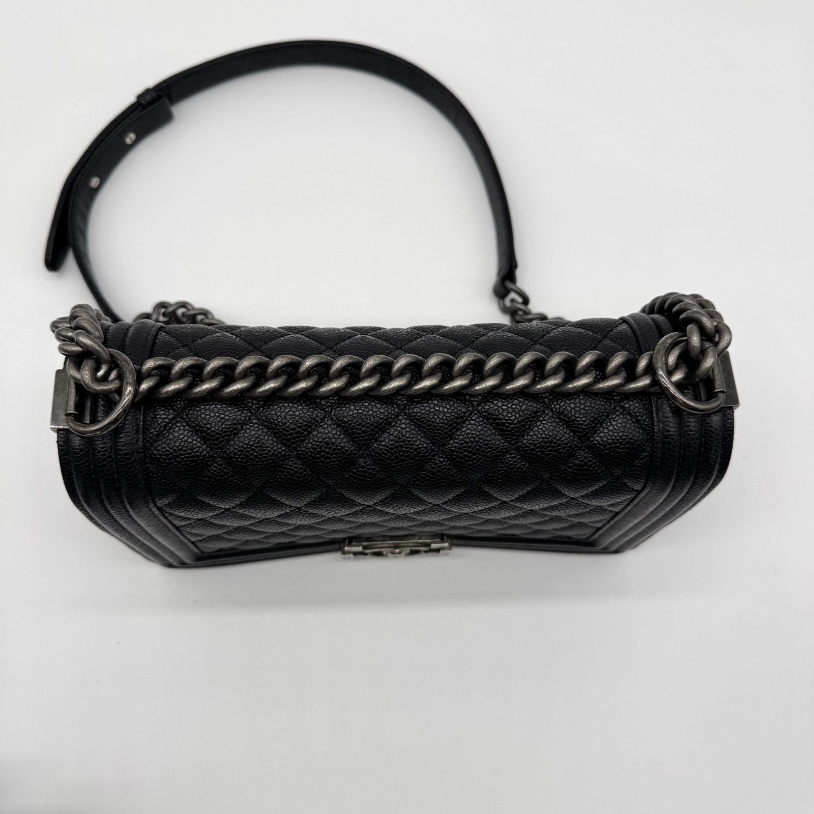 未使用級✨CHANEL シャネル ショルダーバッグ ボーイシャネル キャビア 