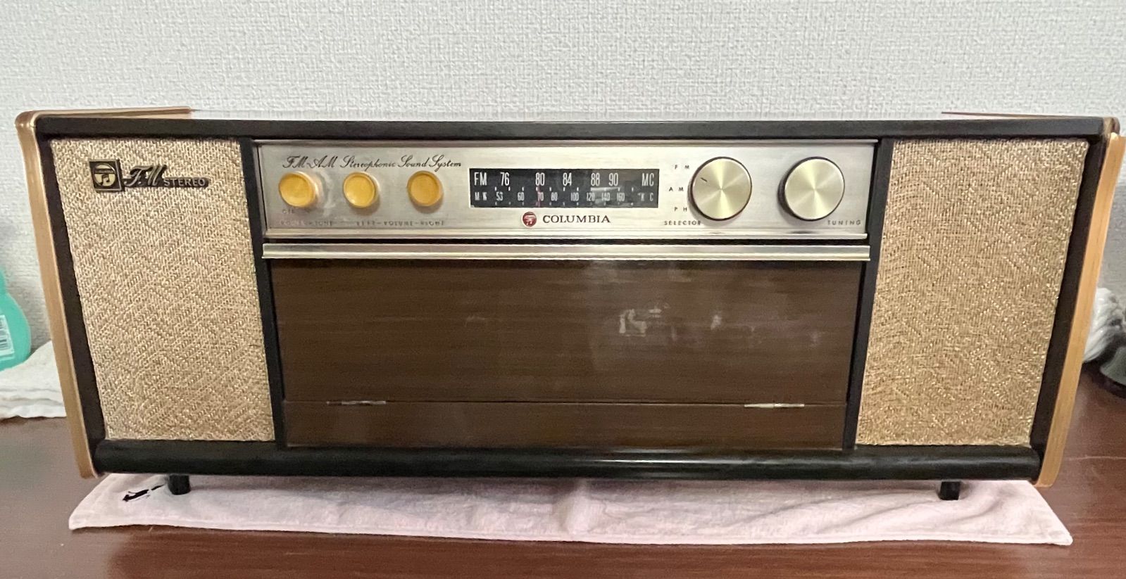 ジャンク品 COLUMBIA STEREOPHONIC SOUND SYSTEM 333D FM/AM ラジオ