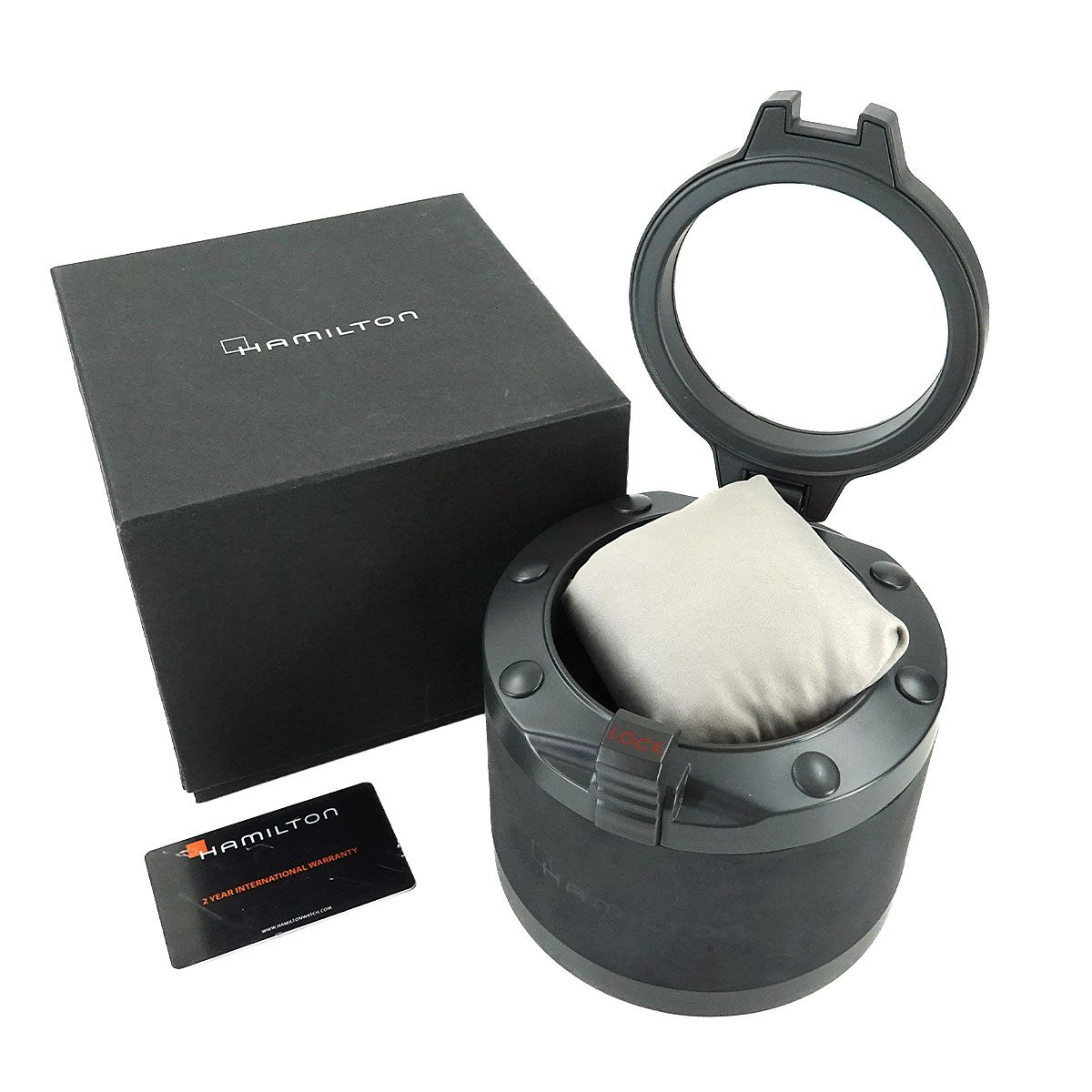  ハミルトン HAMILTON カーキ ネイビー オープンウォーター 42mm H777050 メンズ 腕時計 デイト ブルー 自動巻き Khaki 90313572 ハイネック 自動巻き時計 腕時計(アナログ)