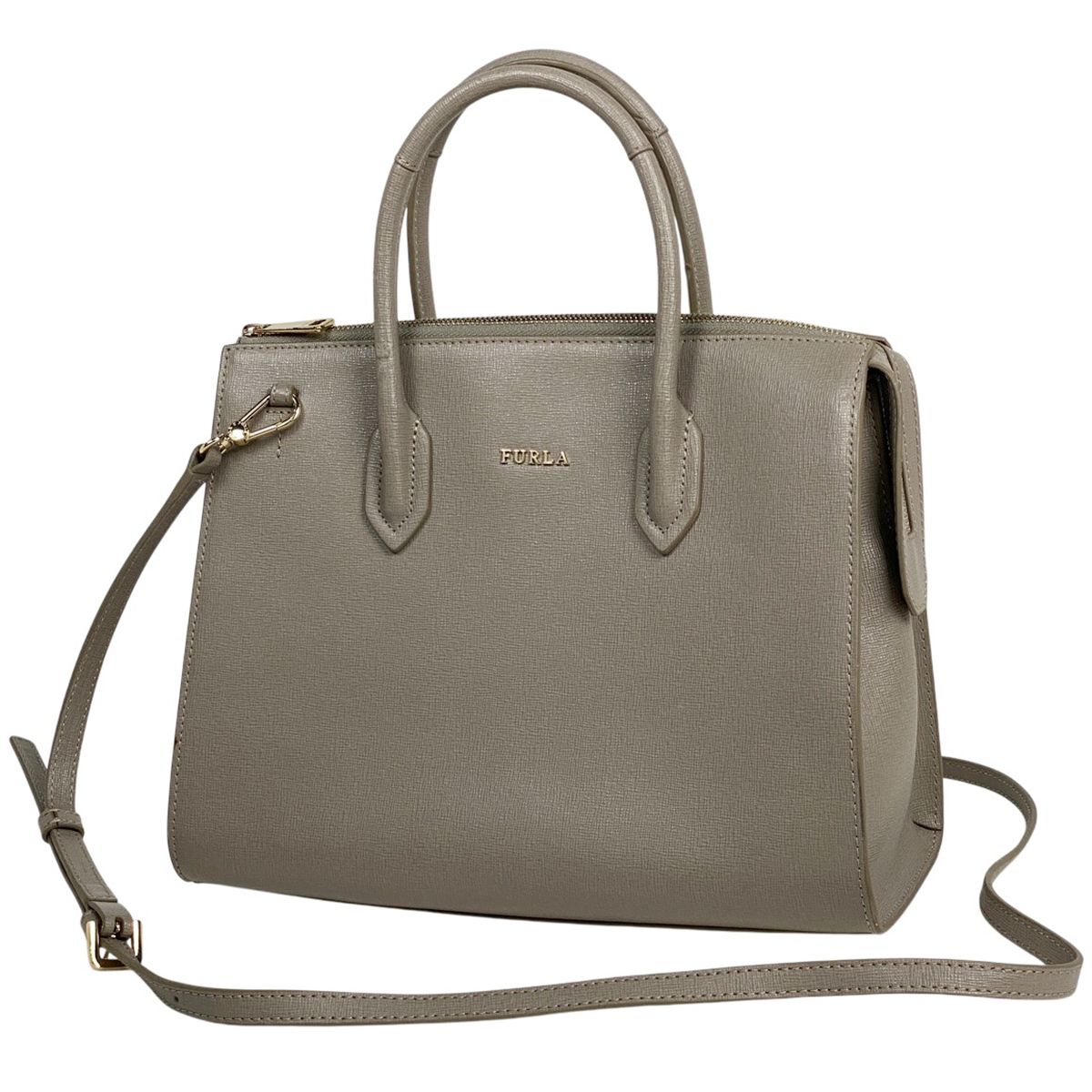 在庫一掃】 フルラ Furla ロゴ ハンドバッグ 2WAY ショルダーバッグ 