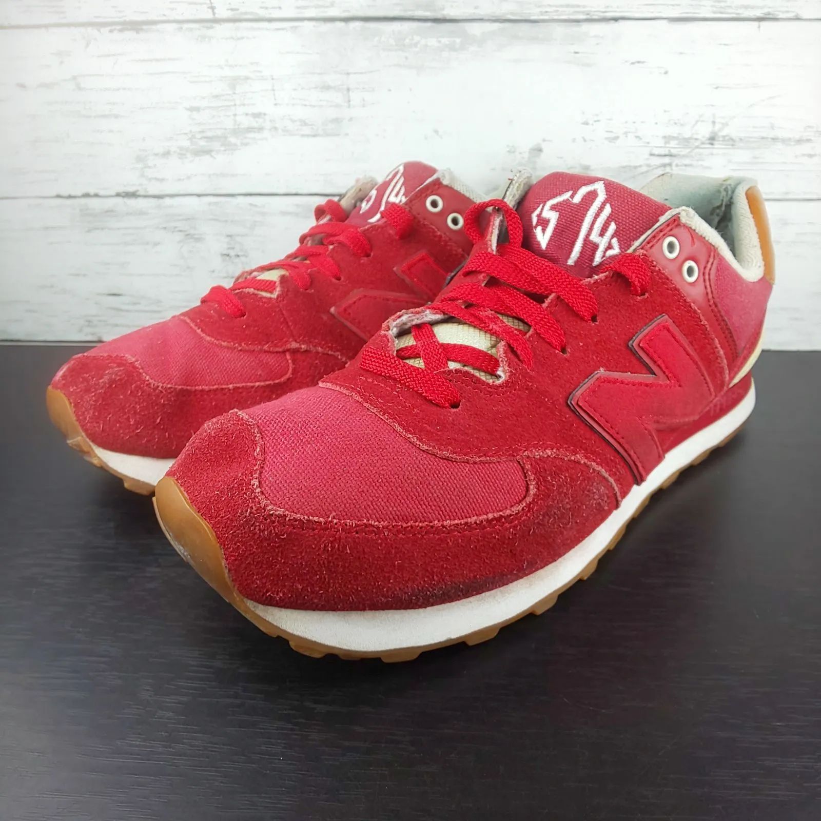 New Balance ML574 ニューバランス エムエル574 レッド 赤 27cm メンズ 