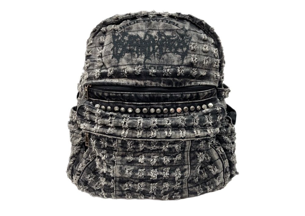 レックレススカラーズ Reckless Scholars TRASHED DENIM BACKPACK