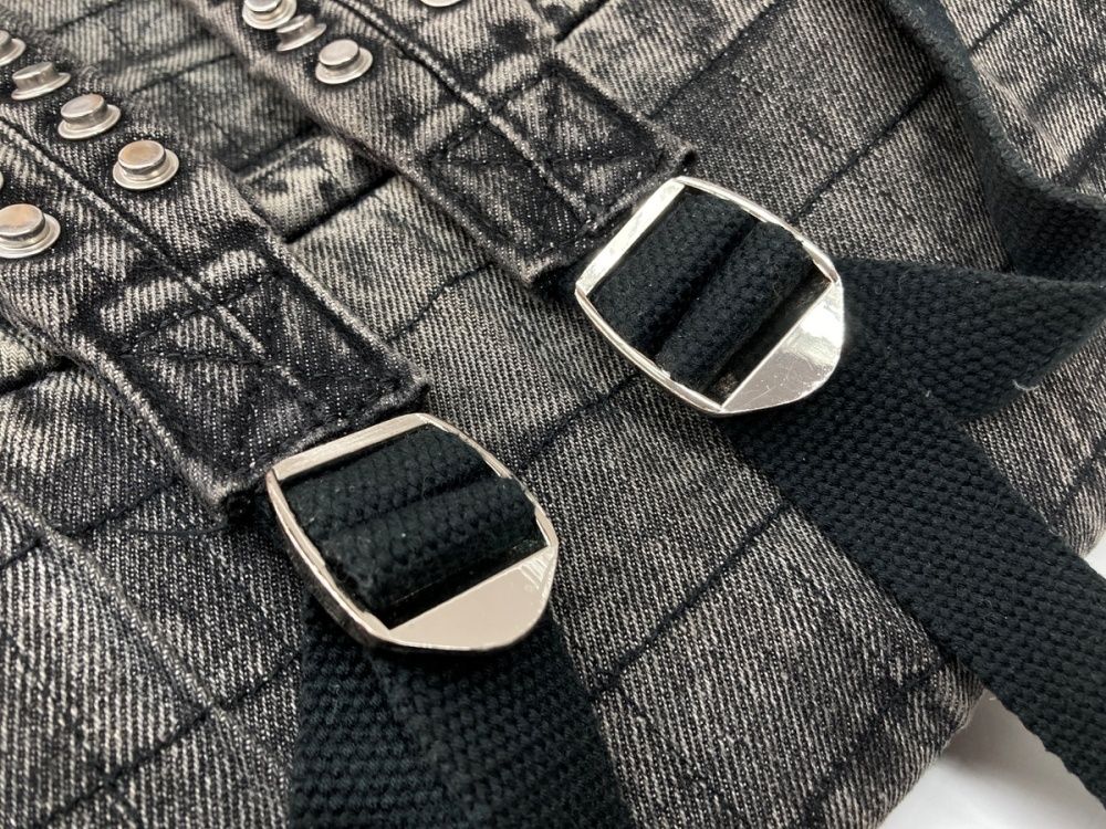 レックレススカラーズ Reckless Scholars TRASHED DENIM BACKPACK