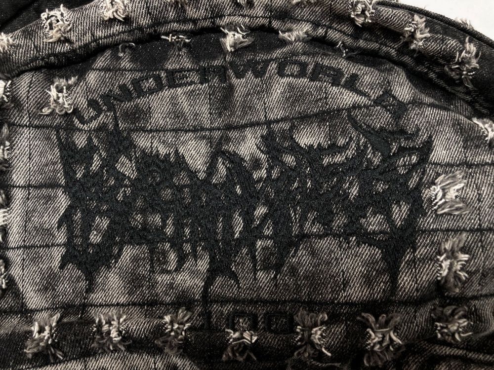 レックレススカラーズ Reckless Scholars TRASHED DENIM BACKPACK
