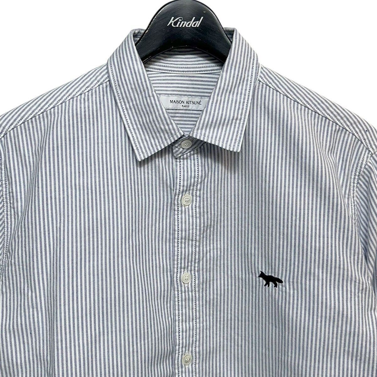 MAISON KITSUNE ジャパン エクスクルーシブ ストライプ シャツ 