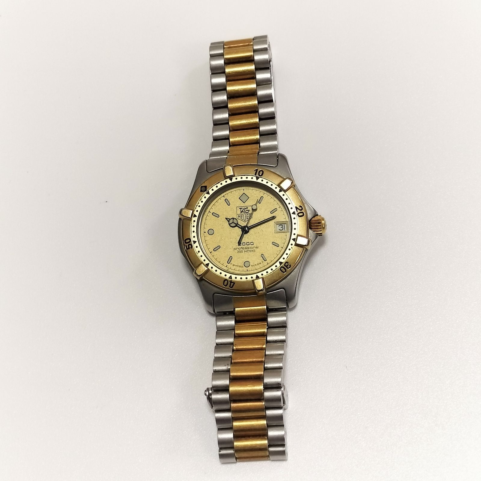 TAG Heuer 964.013 2000 Professional メンズ腕時計 35mm コンビカラー