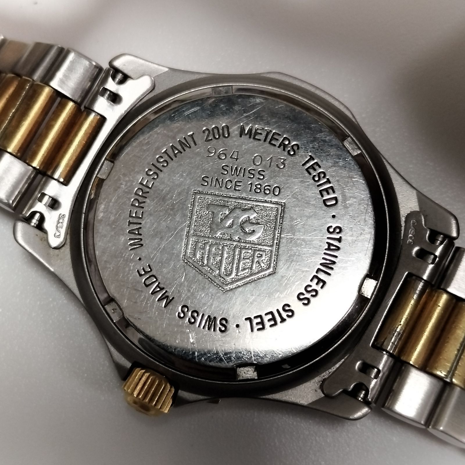 TAG Heuer 964.013 2000 Professional メンズ腕時計 35mm コンビカラー