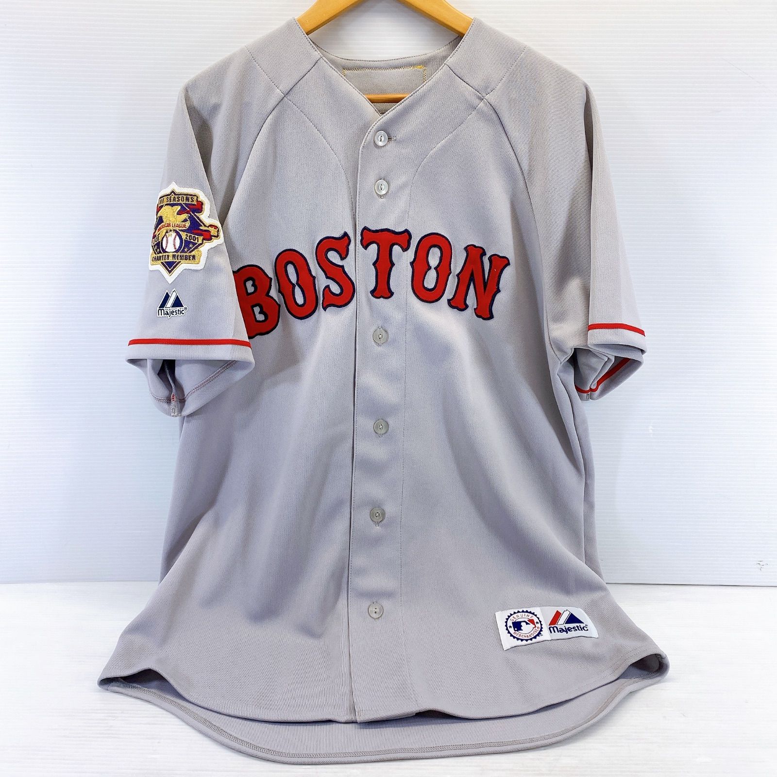 レッドソックス ベースボール シャツ メンズ XL / 古着 MLB