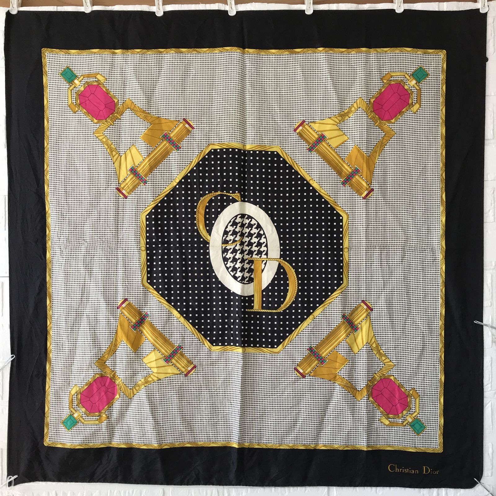 Christian Dior ディオール 大判スカーフ シルク 623 - メルカリ