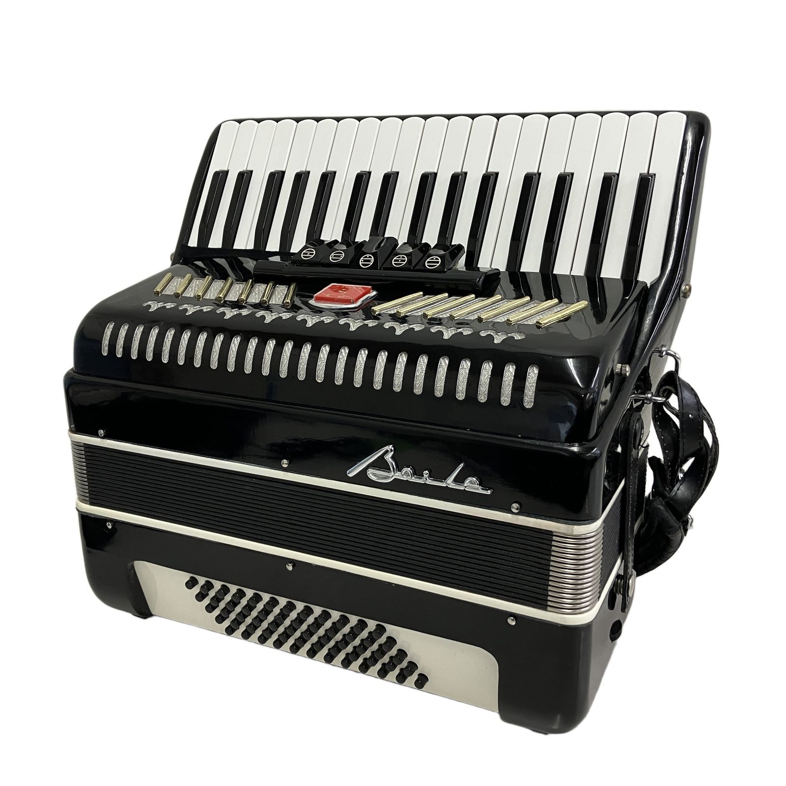 Barla BAL-LE アコーディオン ブラック 楽器 キーボード 収納ケース