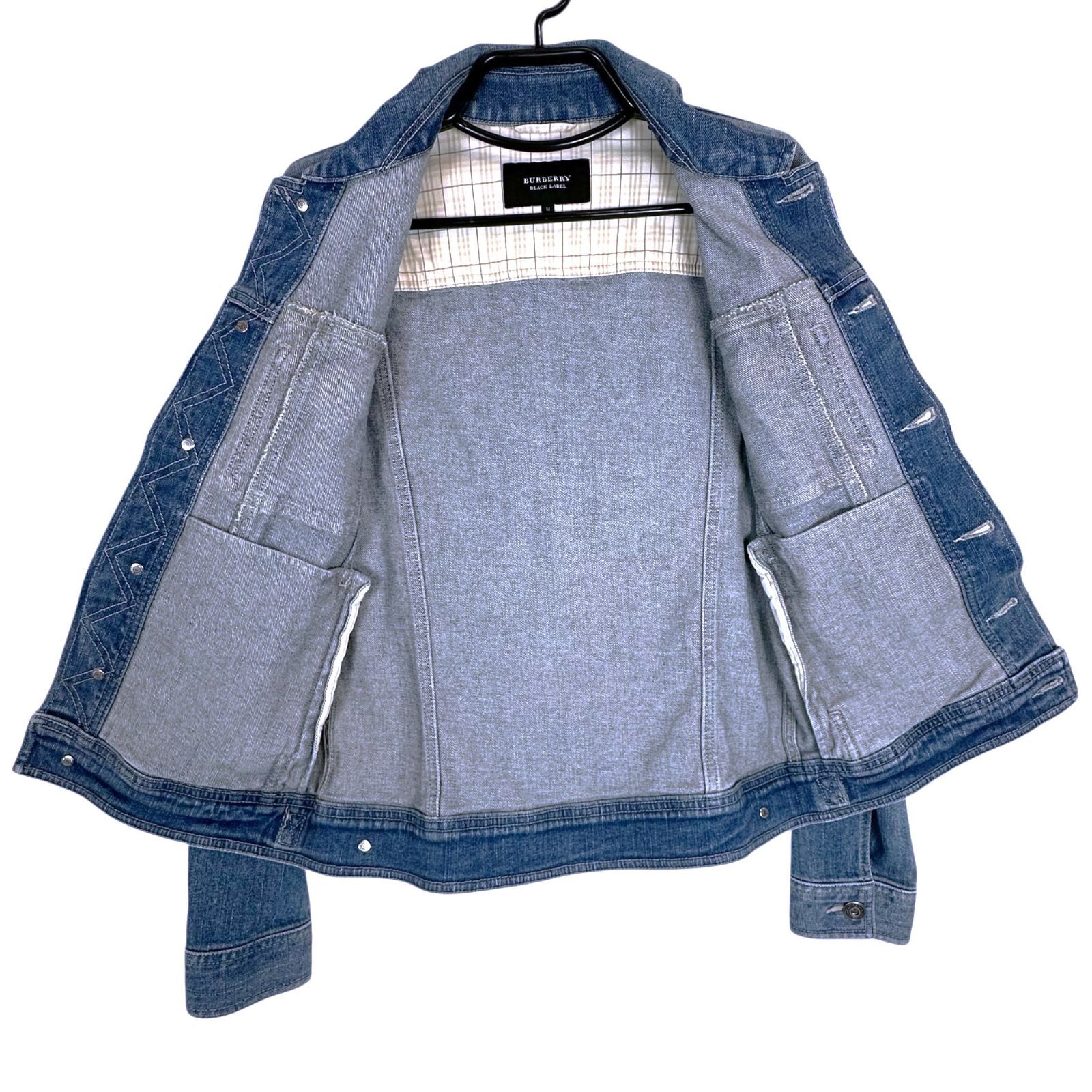 BURBERRY】 バーバリー BLACKLABEL デニムジャケット サイズM 【中古品