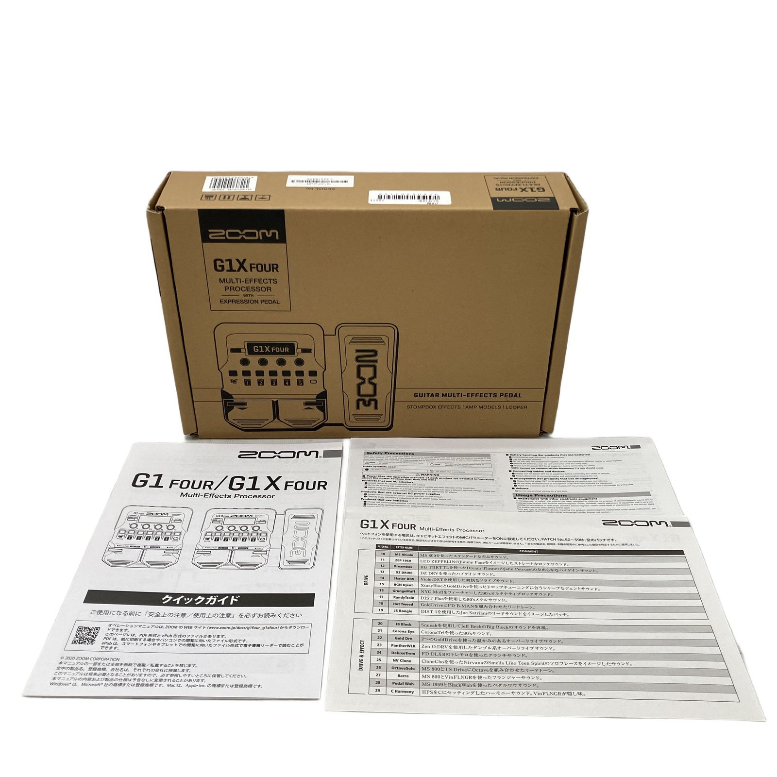 ZOOM G1X FOUR ギター用 マルチエフェクター 音響機材 中古 良好