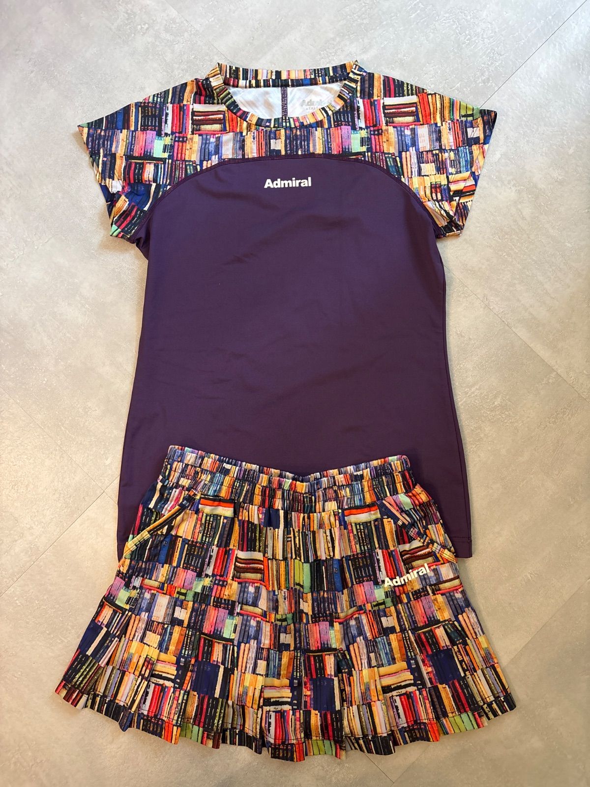 Admiral アドミラル テニスウェア 上下セット Mサイズ - メルカリ