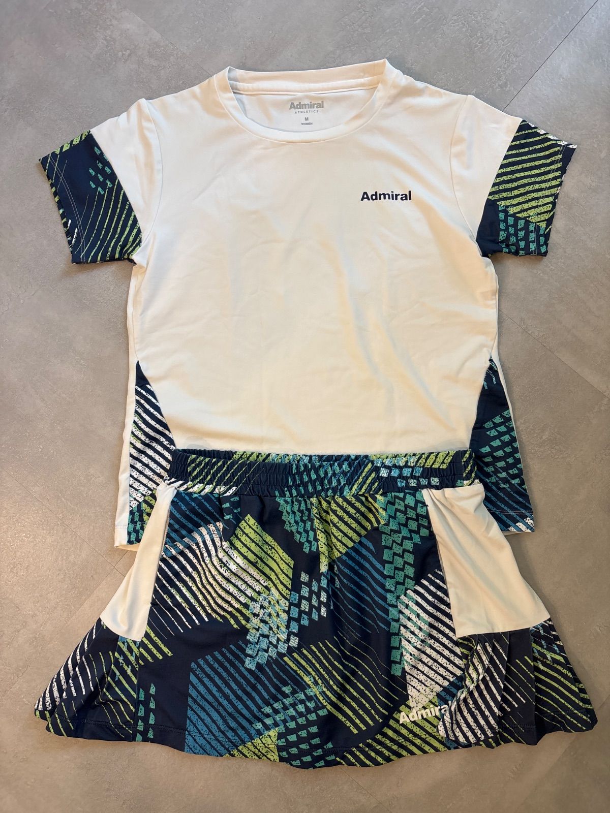 Admiral アドミラル テニスウェア 上下セット Mサイズ - メルカリ