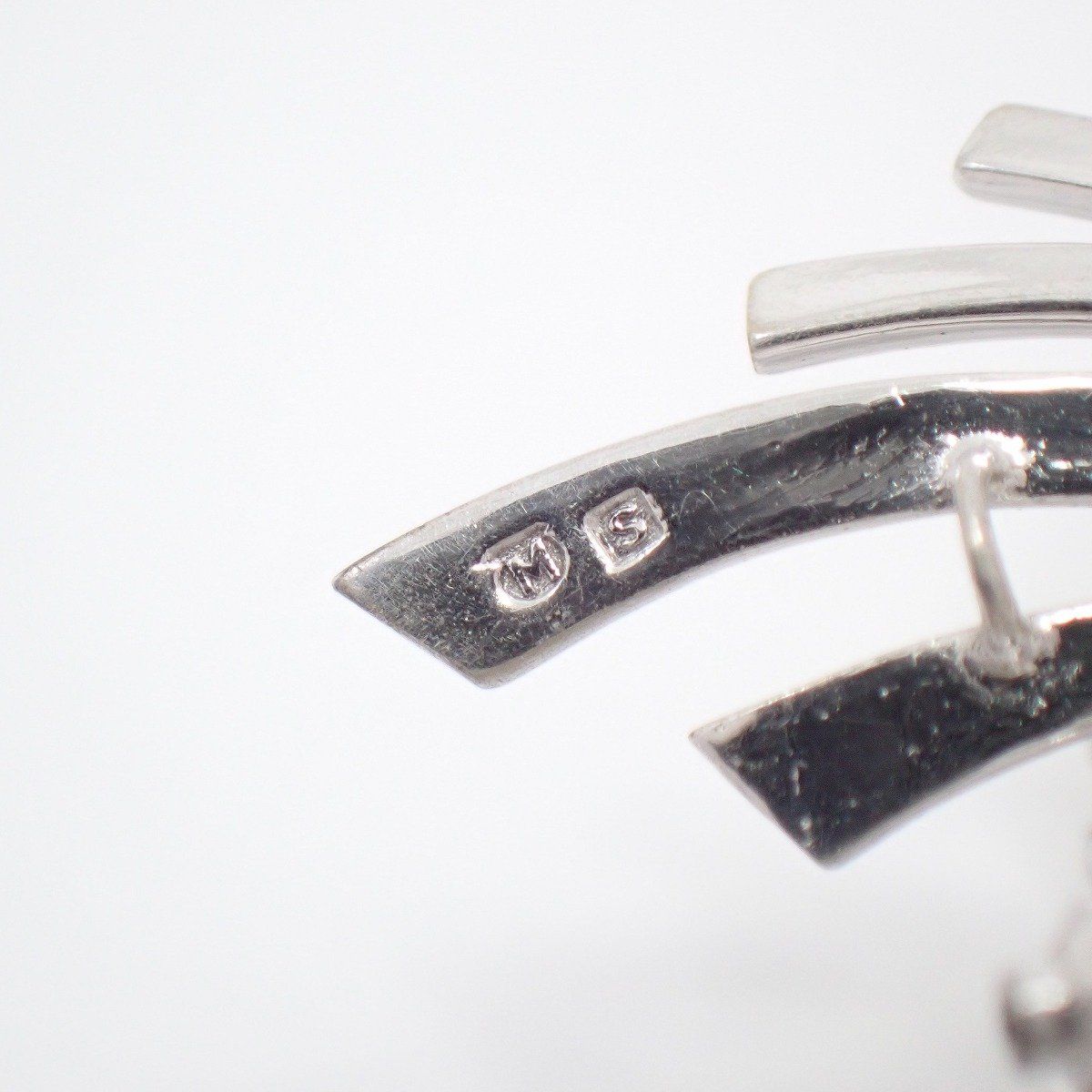 MIKIMOTO ミキモト フラワー リボンモチーフ ブローチ シルバー/パール