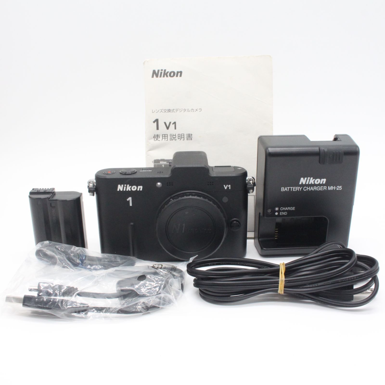 6233ショット！□極上品□ Nikon Nikon 1 V1 ボディ ブラック - メルカリ