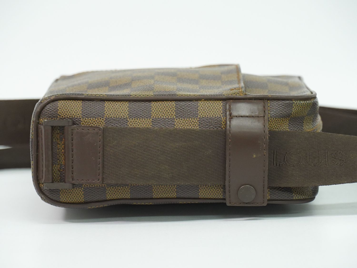 本物 ルイヴィトン LOUIS VUITTON LV オラフ PM ダミエ エベヌ 