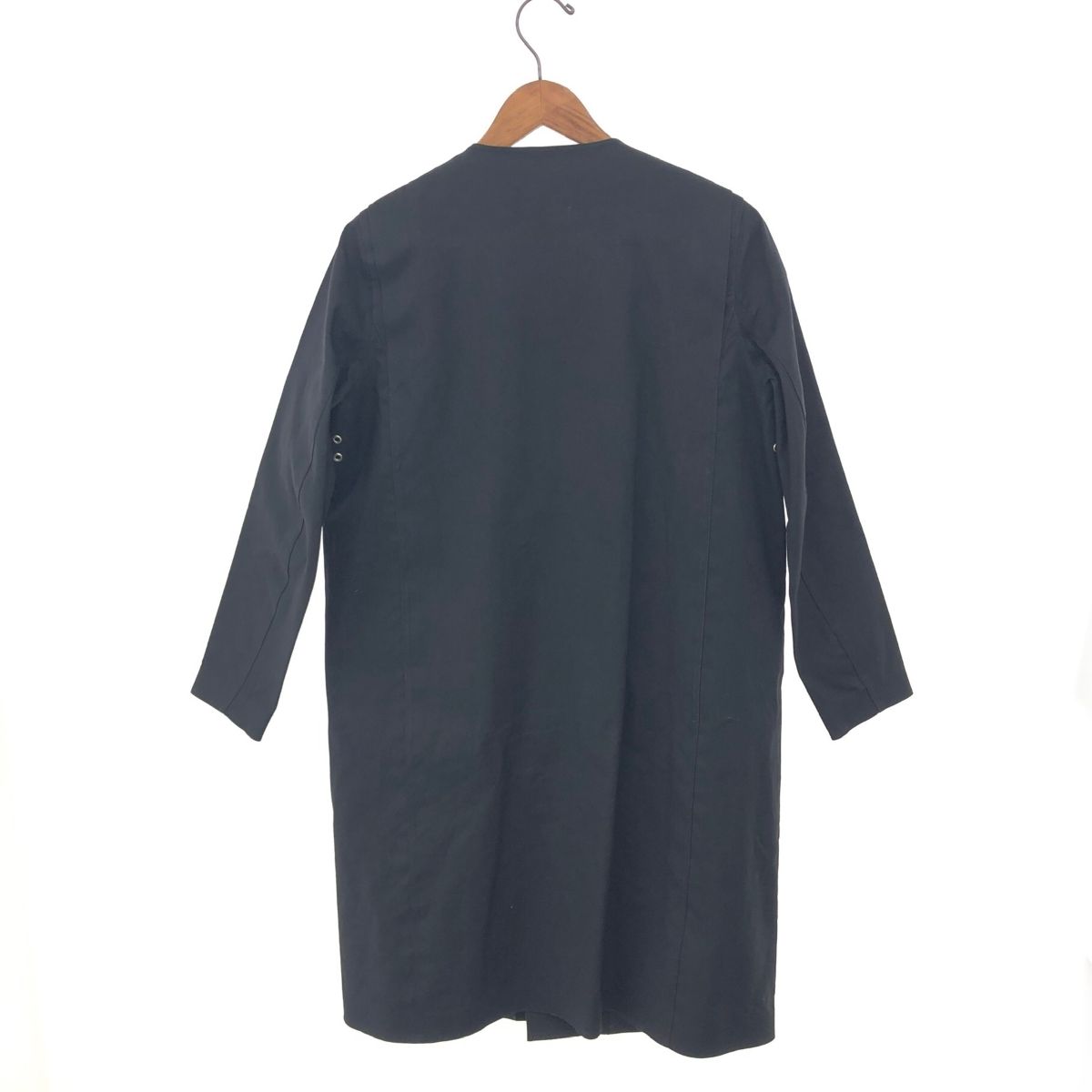 MACKINTOSH×HYKE マッキントッシュロンドン×ハイク ノーカラーコート