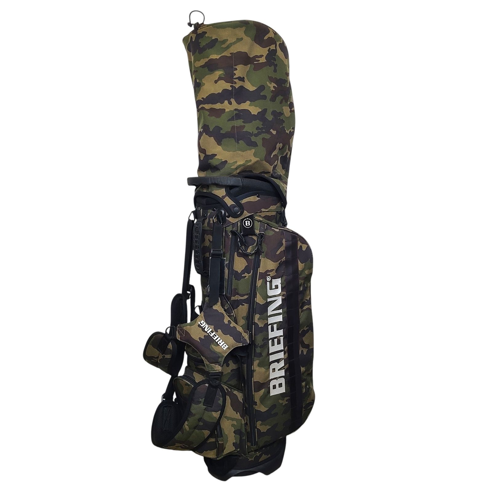 BRIEFING GOLF ブリーフィングゴルフ CR-4 カモフラージュ スタンド キャディバッグ F カモフラ