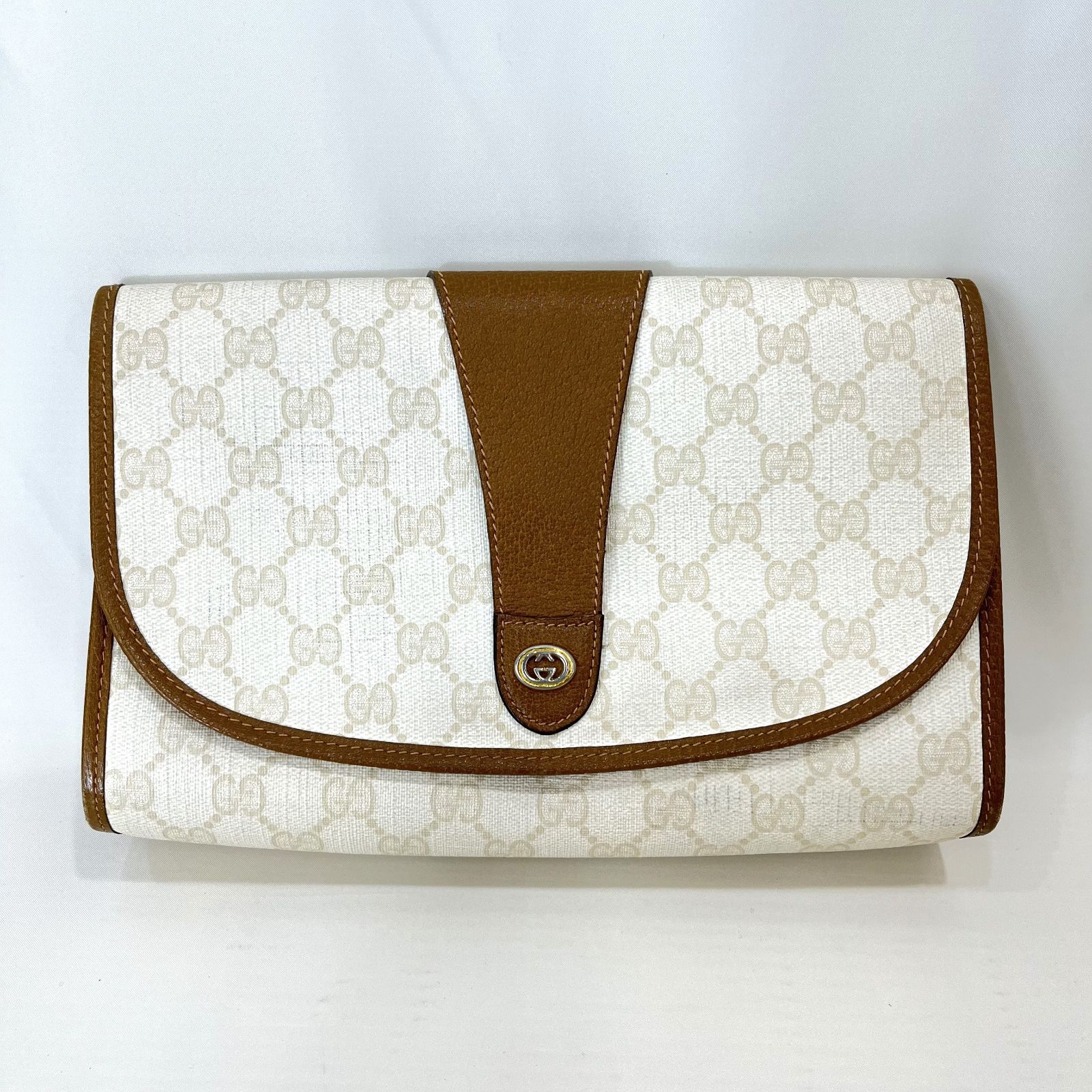 GUCCI グッチ オールドグッチ クラッチバッグ セカンドバッグ GG柄 総 