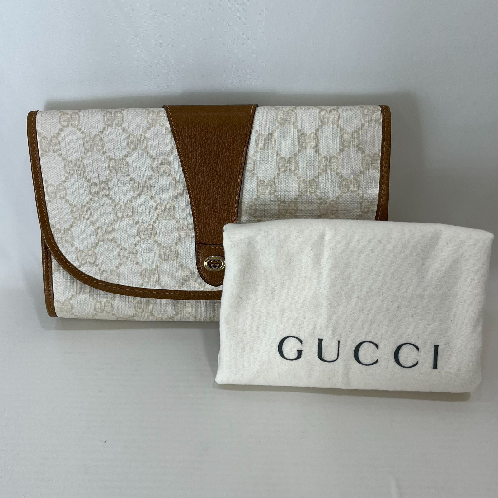 GUCCI グッチ オールドグッチ クラッチバッグ セカンドバッグ GG柄 総 
