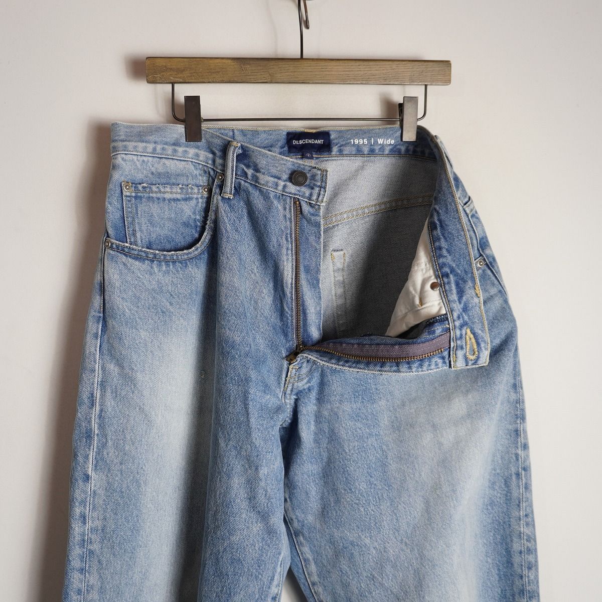 正規 DESCENDANT ディセンダント 1995 DENIM TROUSERS Wide ワイド 