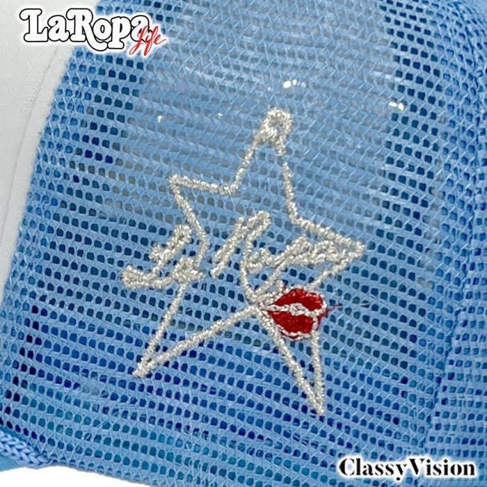 本国現地価格】 LA ROPA NY IS KISSING ME TRUCKER HAT 【LAROPA