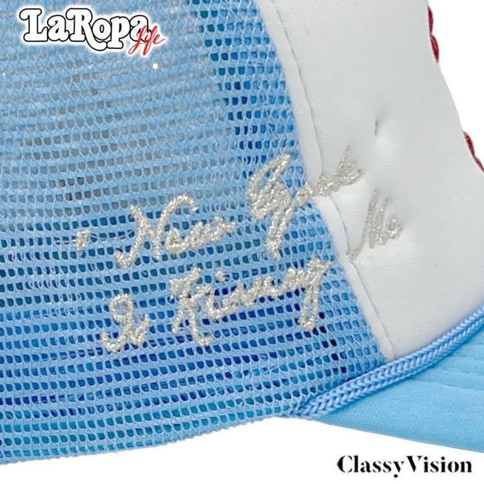 本国現地価格】 LA ROPA NY IS KISSING ME TRUCKER HAT 【LAROPA