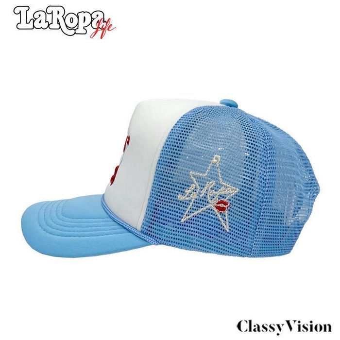 本国現地価格】 LA ROPA NY IS KISSING ME TRUCKER HAT 【LAROPA