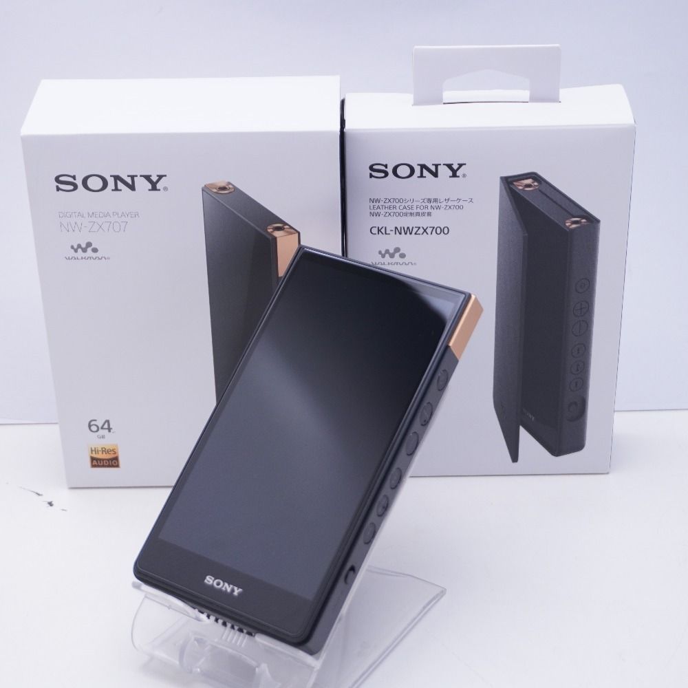SONYソニーウォークマンNW-ZX707中古 純正ケースセット | 安い商品を