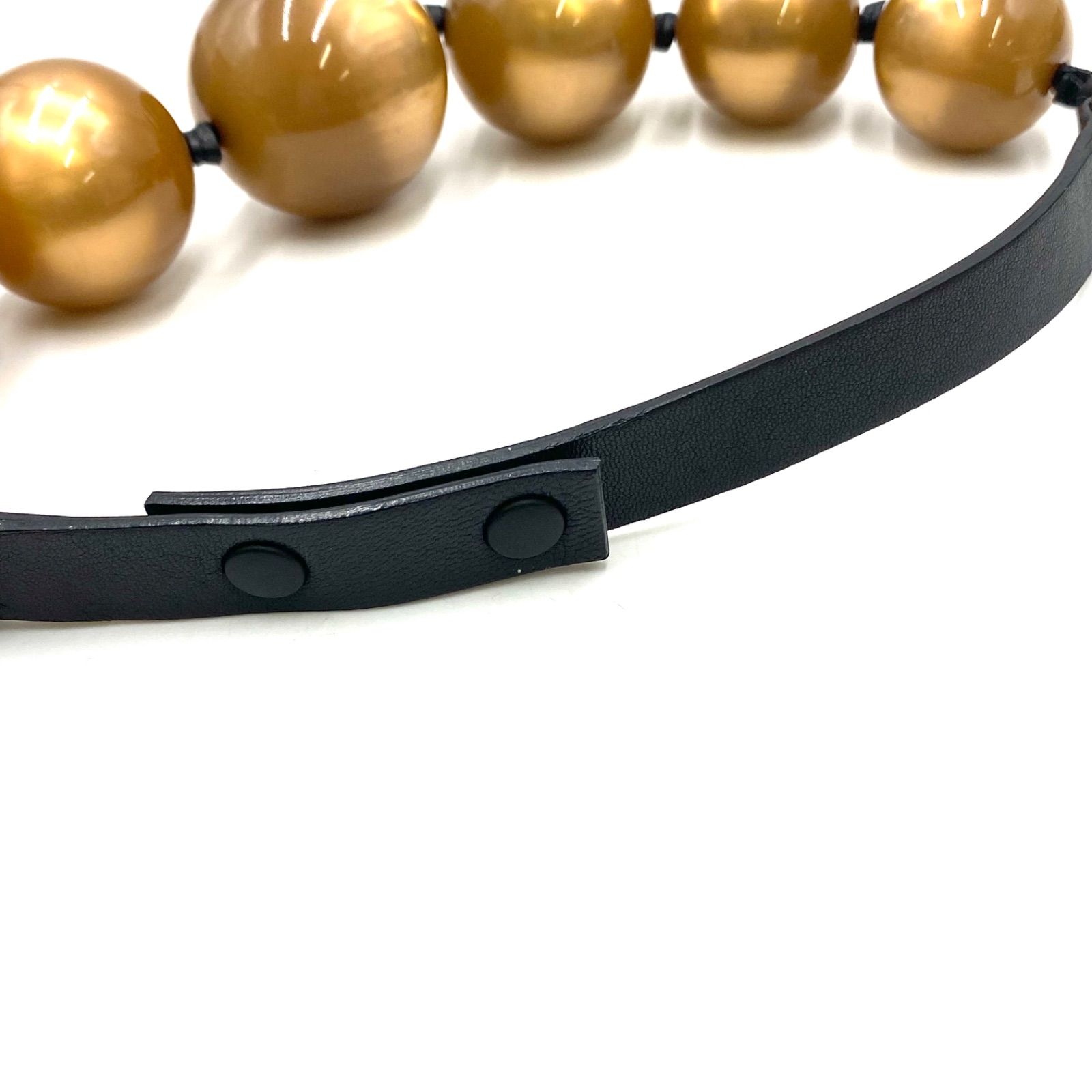 希少 MARC JACOBS マークジェイコブス ネックレス チョーカー ビーズ 