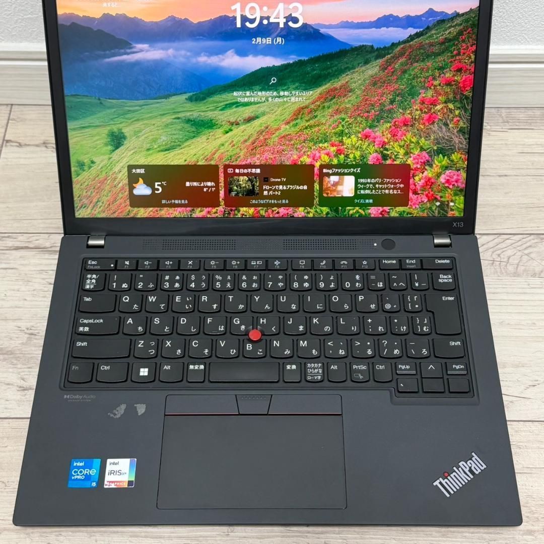 ハイスペック パワフルモデル ThinkPad i5 11世代 8G 256GB Office付き
