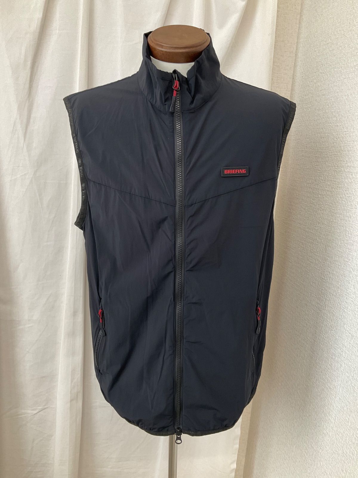 MEN'S POCKETABLE WIND VEST – BRIEFING Official Online Store