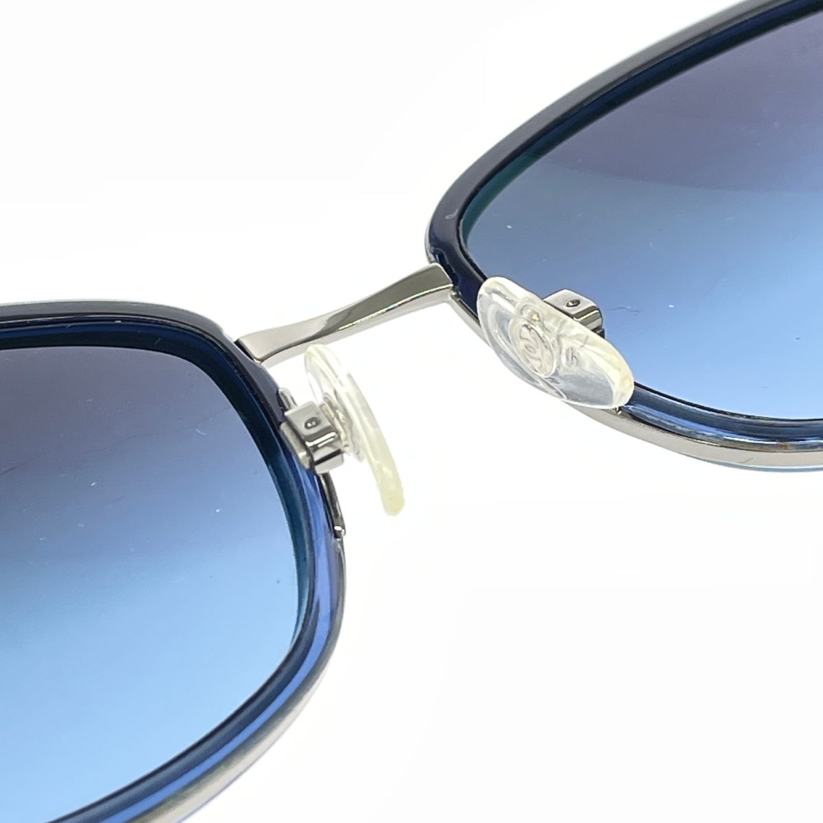 CHANEL シャネル サングラス ココマーク/度入り 4184 ブルー ユニ